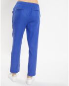 Pantalon carotte Pink bleu foncé